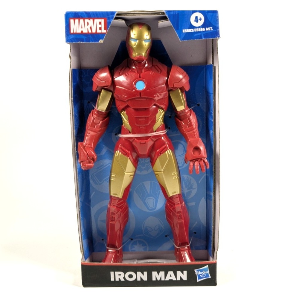 Hasbro Marvel Iron Man 9" Action Figure w/ Shield New in‎ Pkg E5582/E5556